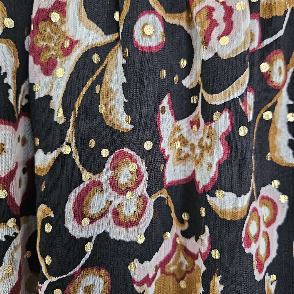 MSK Multicolor Floral Long Sleeve Dress - Picture 5 of 8